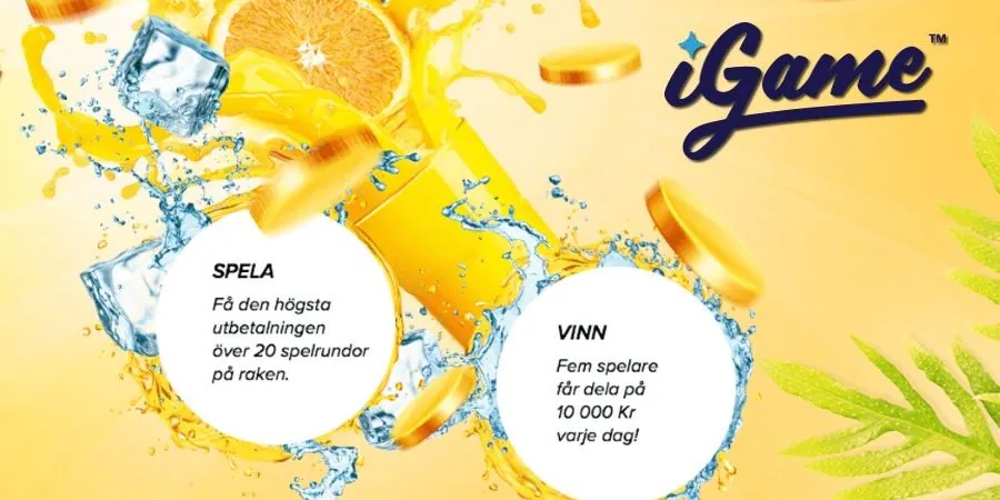 Tävla om 10 000 kr varje dag hos iGame