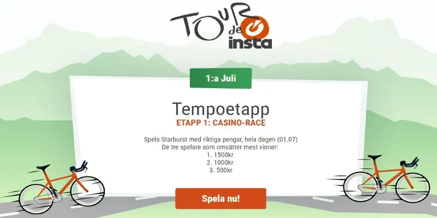 Delta i Tour De Insta 2017 med nya priser varje dag