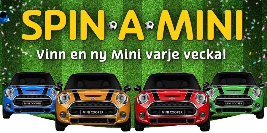 Spela och du kan vinna en Mini Cooper varje vecka