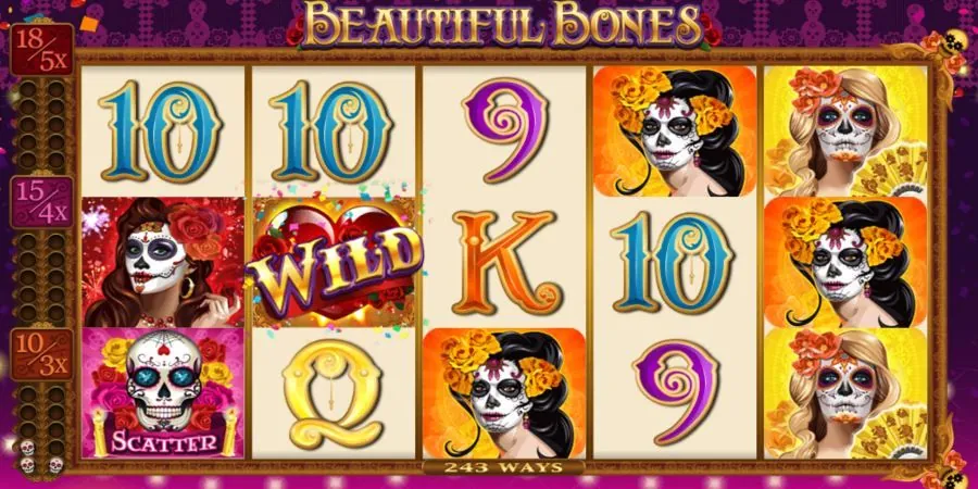 Spela nya Beautiful Bones från Microgaming