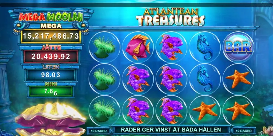 Jackpott på över 152 miljoner kronor i Mega Moolah