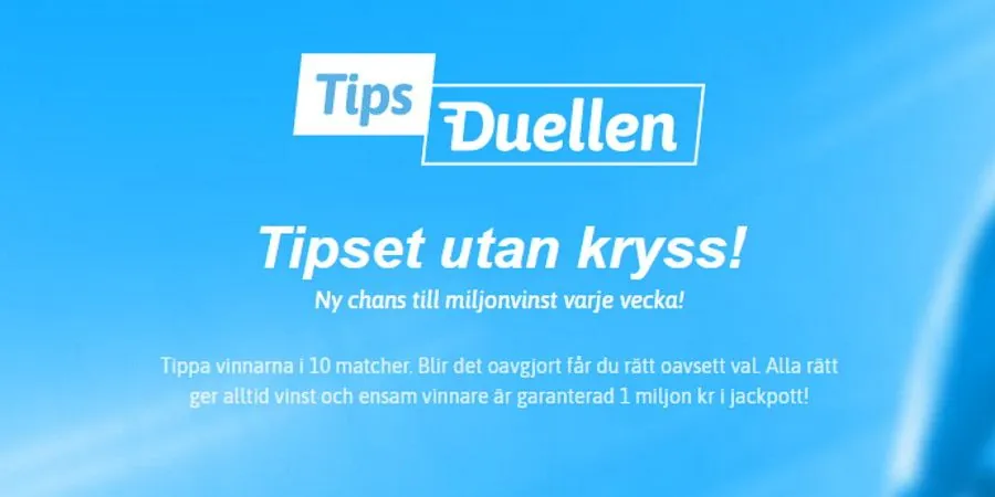 Tipsduellen är ett nytt spel för dig som gillar betting