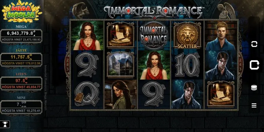 Nu går det att vinna största jackpotten på Immortal Romance