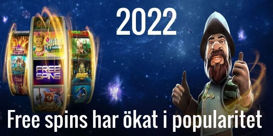 Många free spins att se fram emot nästa år