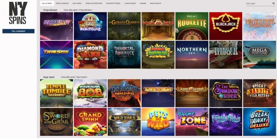 Nyspins casinorecension