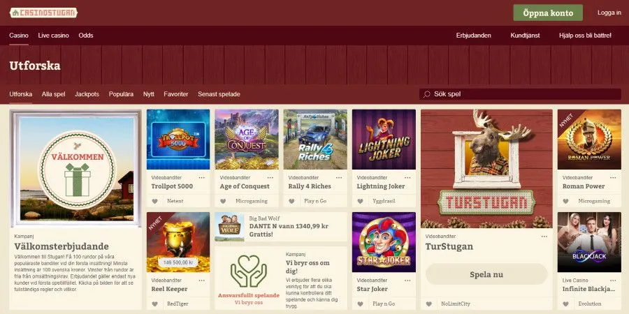 Casinostugan casinorecension