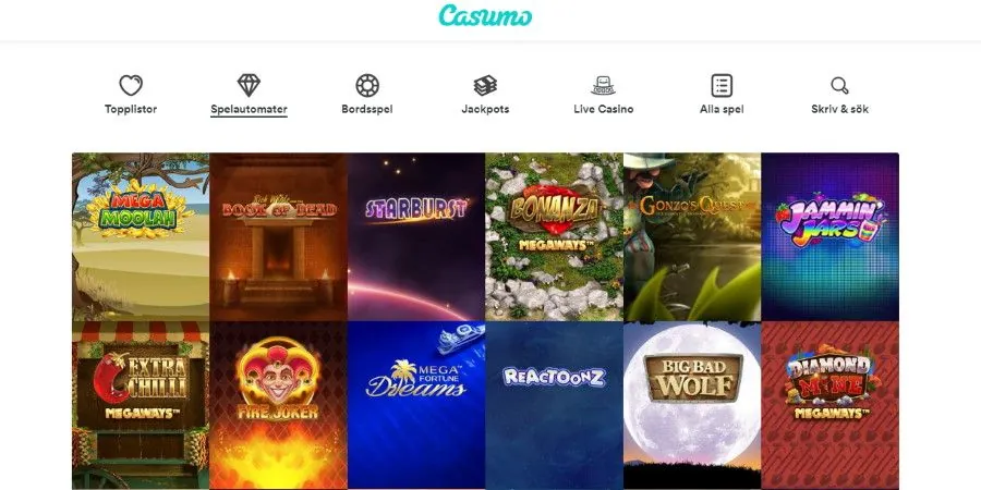 Casumo casino recension