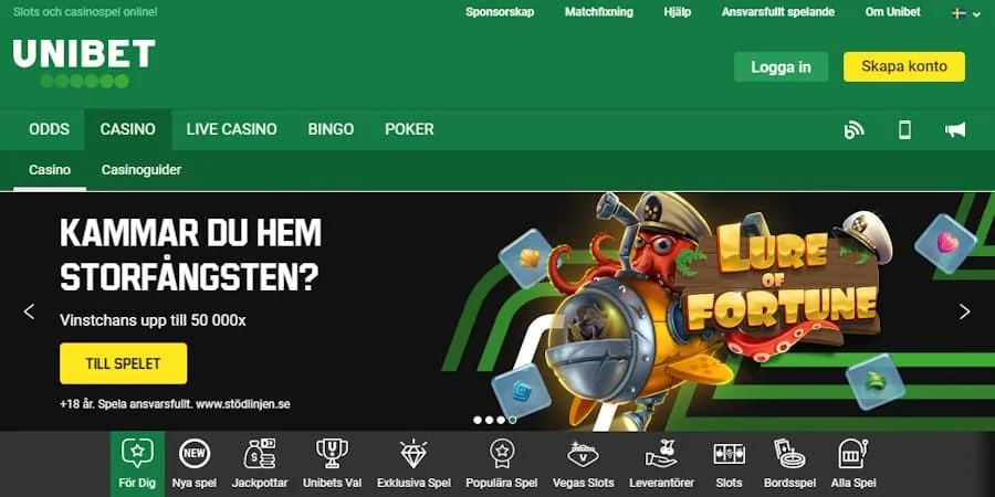 Unibet casino recension