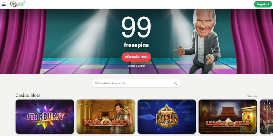 Paf casino recension